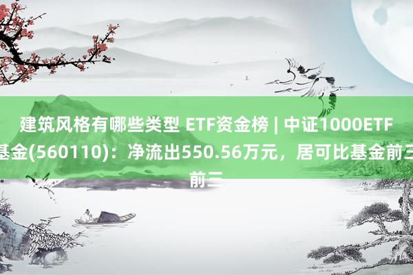 建筑风格有哪些类型 ETF资金榜 | 中证1000ETF基金(560110)：净流出550.56万元，居可比基金前三