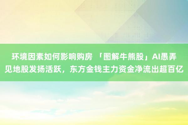 环境因素如何影响购房 「图解牛熊股」AI愚弄见地股发扬活跃，东方金钱主力资金净流出超百亿