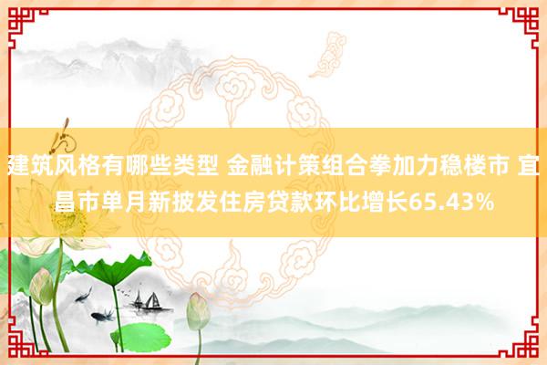 建筑风格有哪些类型 金融计策组合拳加力稳楼市 宜昌市单月新披发住房贷款环比增长65.43%