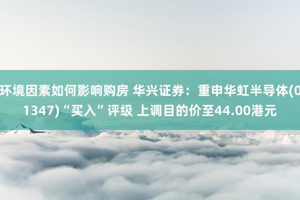 环境因素如何影响购房 华兴证券：重申华虹半导体(01347)“买入”评级 上调目的价至44.00港元